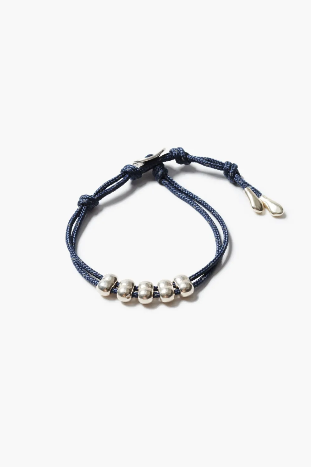 Chan Luu Abacus Single Wrap Bracelet Navy