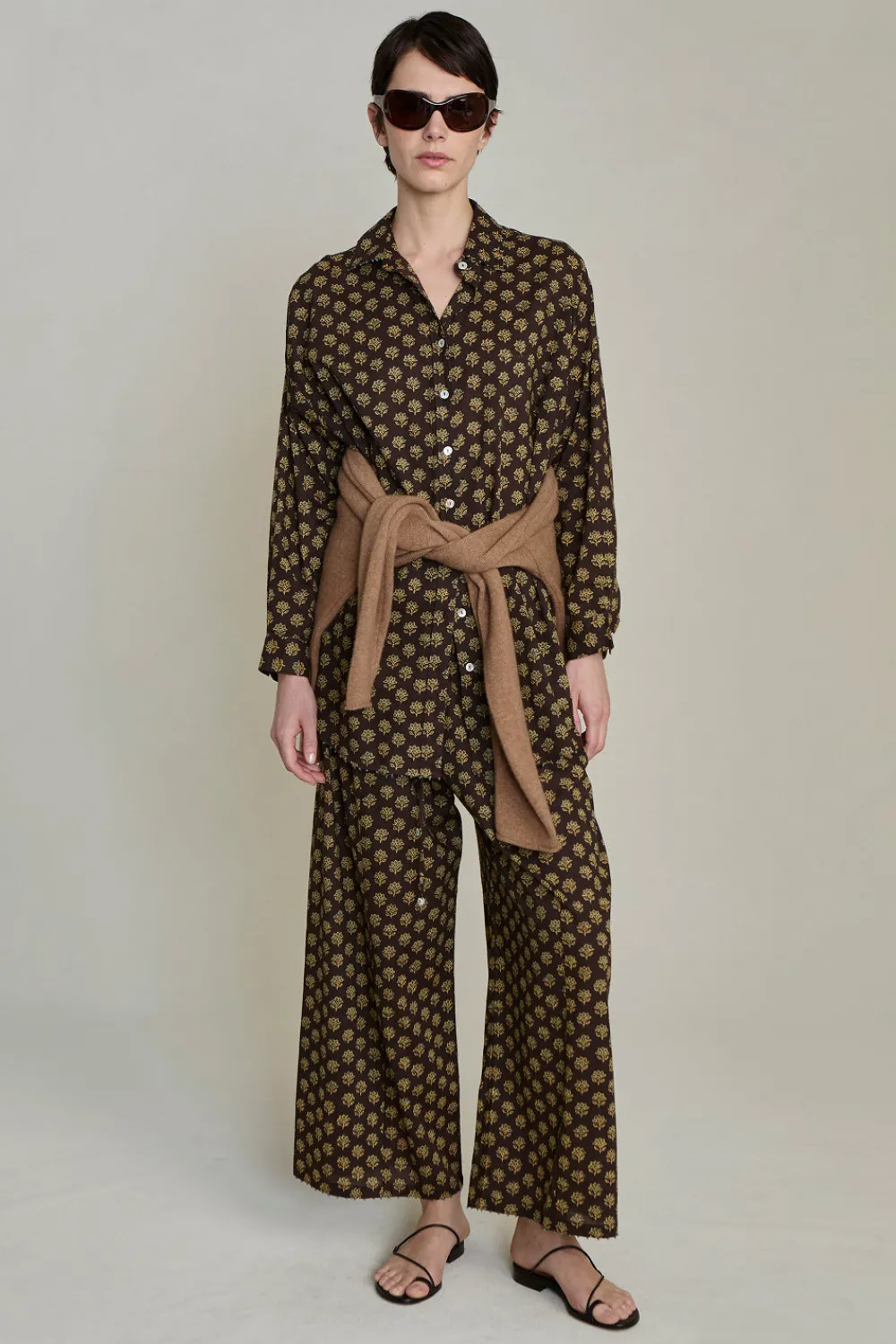 Chan Luu Atrid Bock Print et Brown