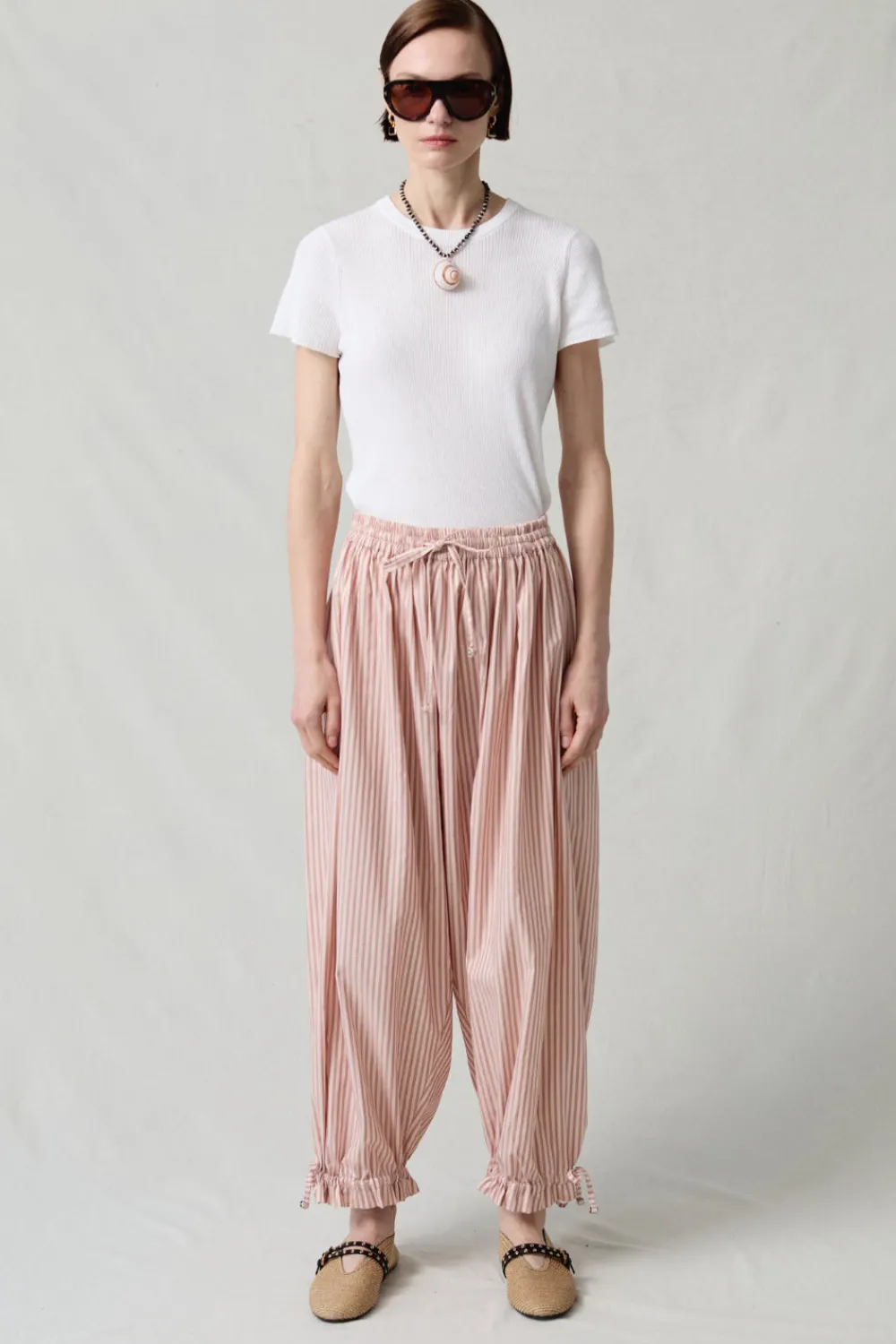 Chan Luu Baoon Pant Pink tripe