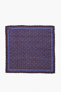 Chan Luu Beaded Floral Bandana Lapis