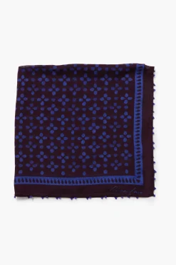 Chan Luu Beaded Floral Bandana Lapis