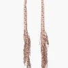 Chan Luu Beaded Skinny Scarf Pink Sand