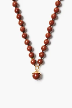 Chan Luu Bell Necklace Red Jasper