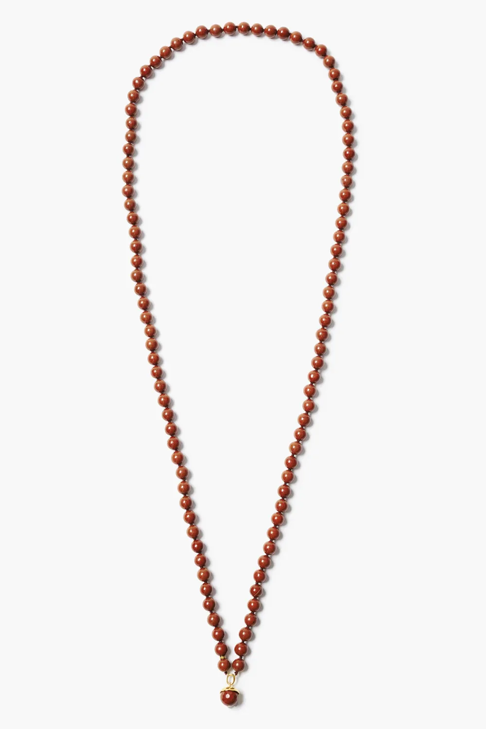 Chan Luu Bell Necklace Red Jasper
