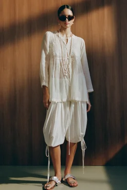 Chan Luu Bell Necklace White Pearl