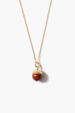 Chan Luu Bell Pendant Necklace Red Jasper