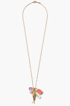 Chan Luu Buddha Charm Necklace Multi
