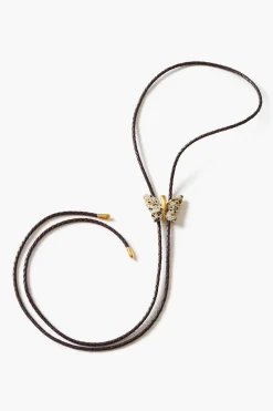 Chan Luu Butterfly Bolo Tie Necklace Jasper