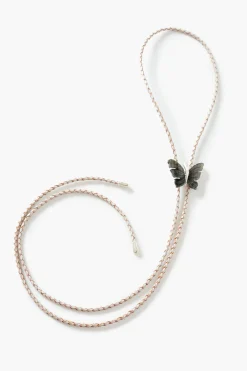 Chan Luu Butterfly Bolo Tie Necklace Labradorite