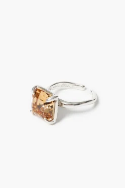 Chan Luu Caprice Crystal Toe Ring Champagne
