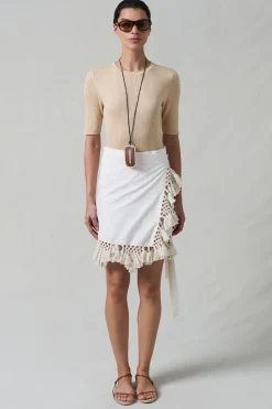 Chan Luu Capri Crochet Wrap ini kirt Natura