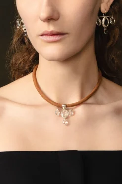 Chan Luu Caroline Collar Necklace Crystal