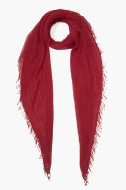 Chan Luu Cashmere and Silk Scarf Biking Red
