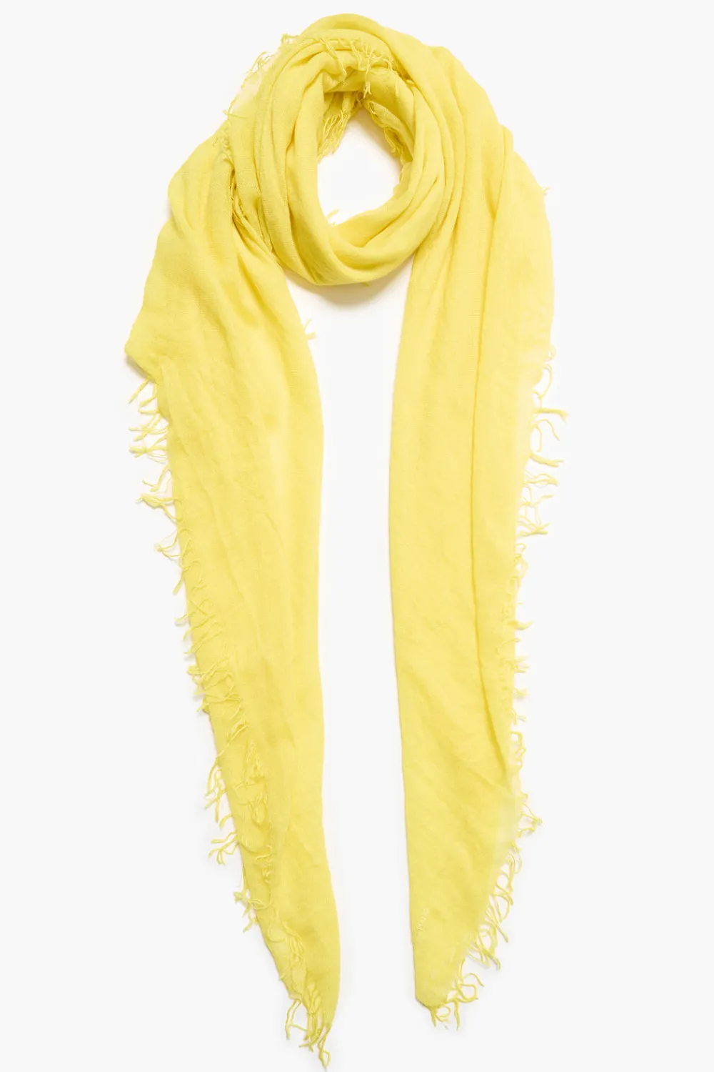 Chan Luu Cashmere and Silk Scarf Blazing Yellow