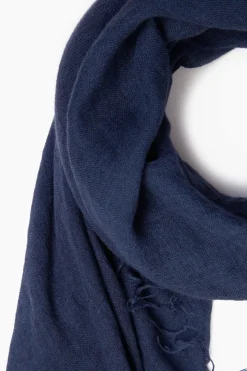 Chan Luu Cashmere and Silk Scarf Medieval Blue