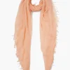 Chan Luu Cashmere and Silk Scarf Peach
