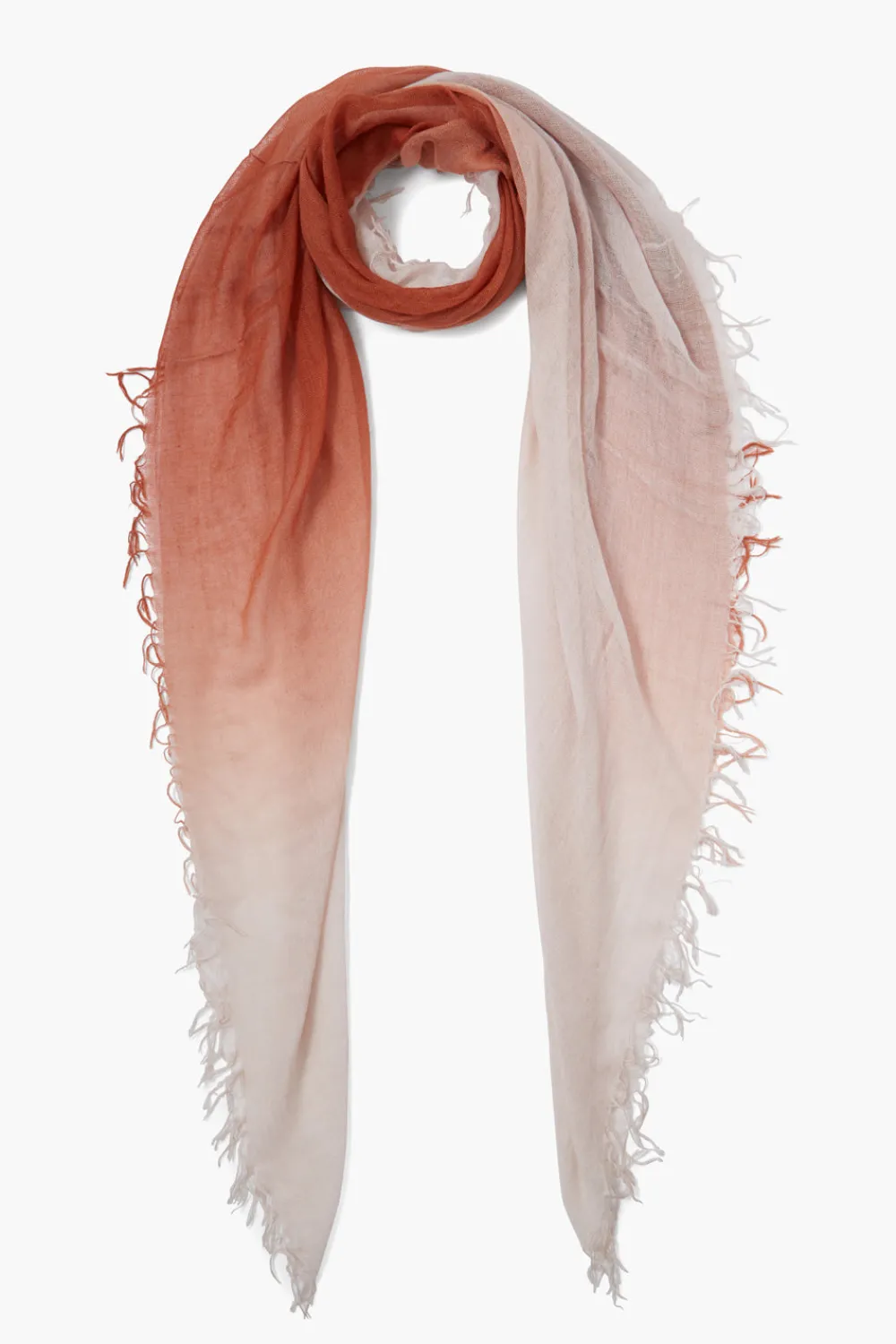 Chan Luu Cashmere and Silk Scarf Picante Dip Dyed