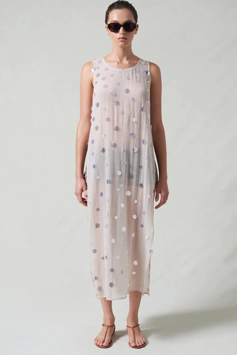 Chan Luu Choe equin Tunic Taupe