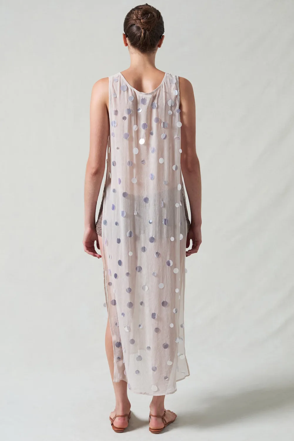 Chan Luu Choe equin Tunic Taupe