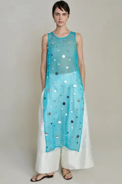 Chan Luu Choe equin Tunic Turquoie