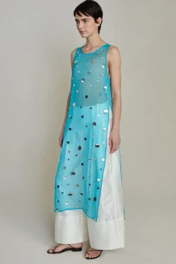 Chan Luu Choe equin Tunic Turquoie
