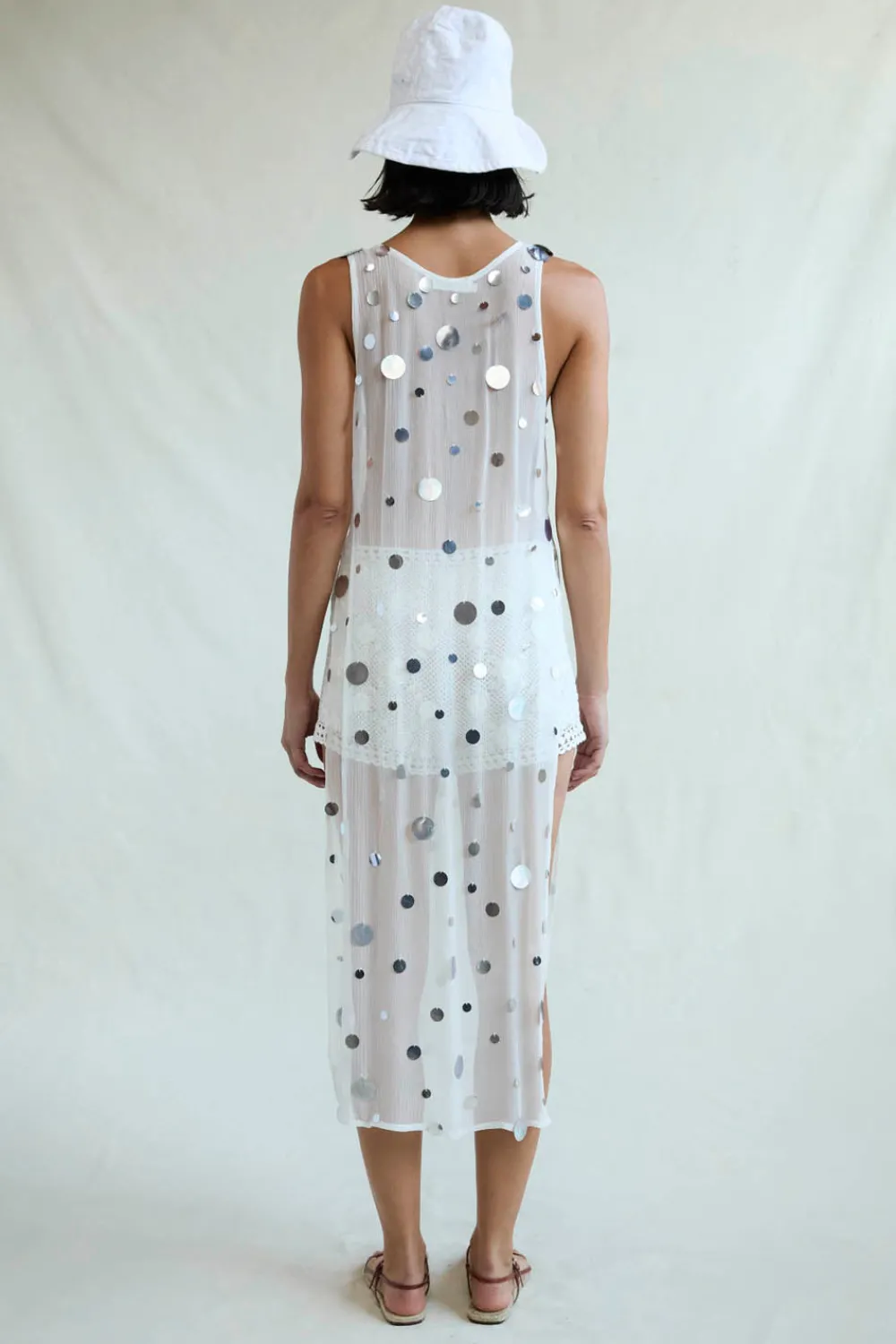 Chan Luu Choe equin Tunic White