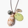 Chan Luu Cone Shell Charm Necklace Multi