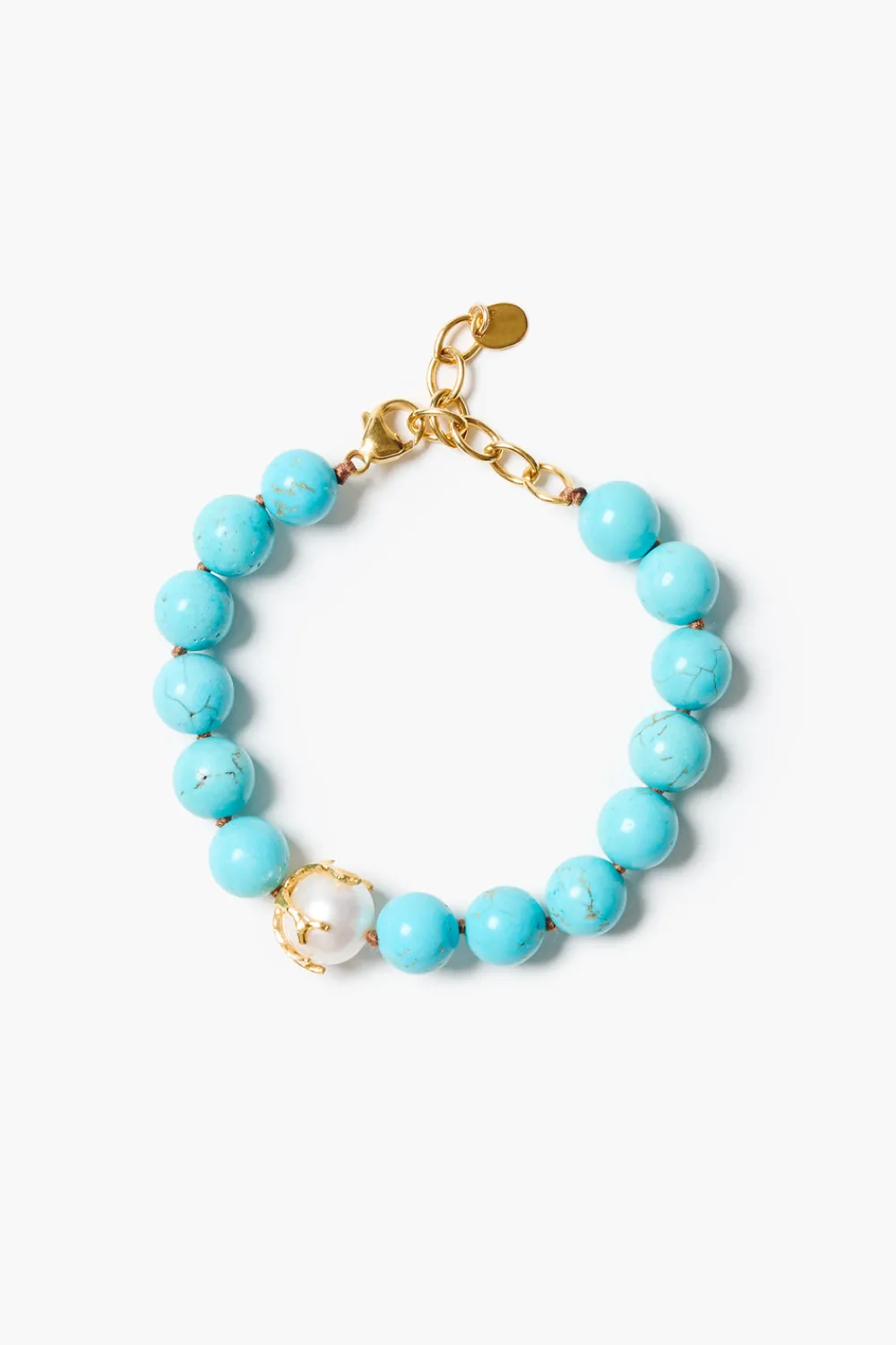 Chan Luu Coral Crown Bracelet Turquoise