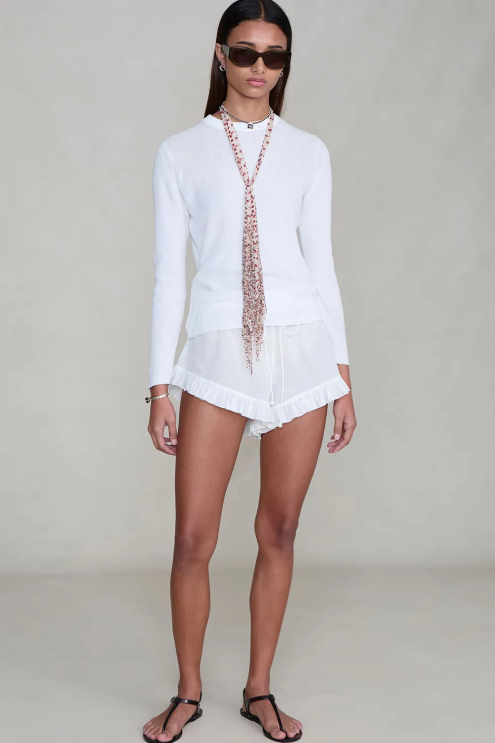 Chan Luu Cotton Ruffe hort White