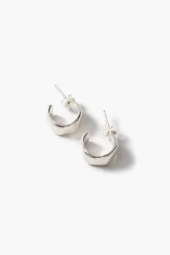 Chan Luu Cuff Hoop Earrings Silver