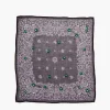 Chan Luu Daisy Embroidered Bandana Black