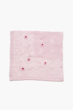 Chan Luu Daisy Embroidered Bandana Pink