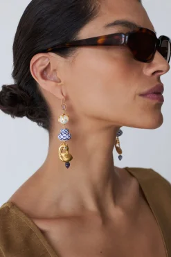 Chan Luu Delft Chandelier Earrings Multi