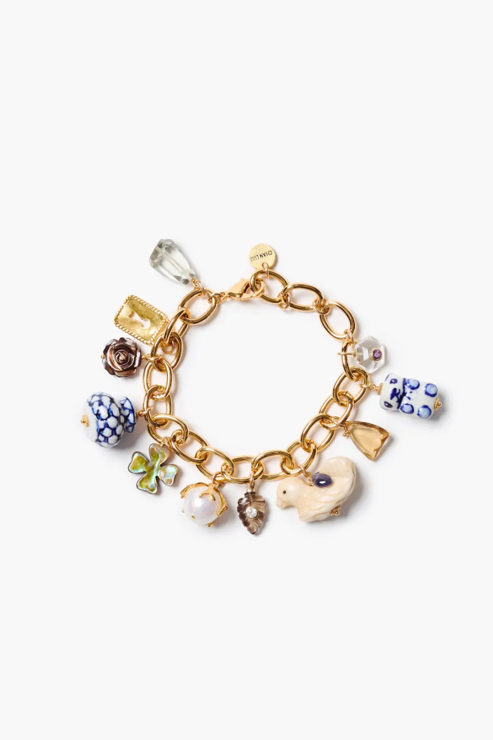 Chan Luu Delft Charm Bracelet Multi