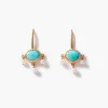 Chan Luu Della Drop Earrings Turquoise
