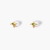 Chan Luu Della Stud Earrings Peridot