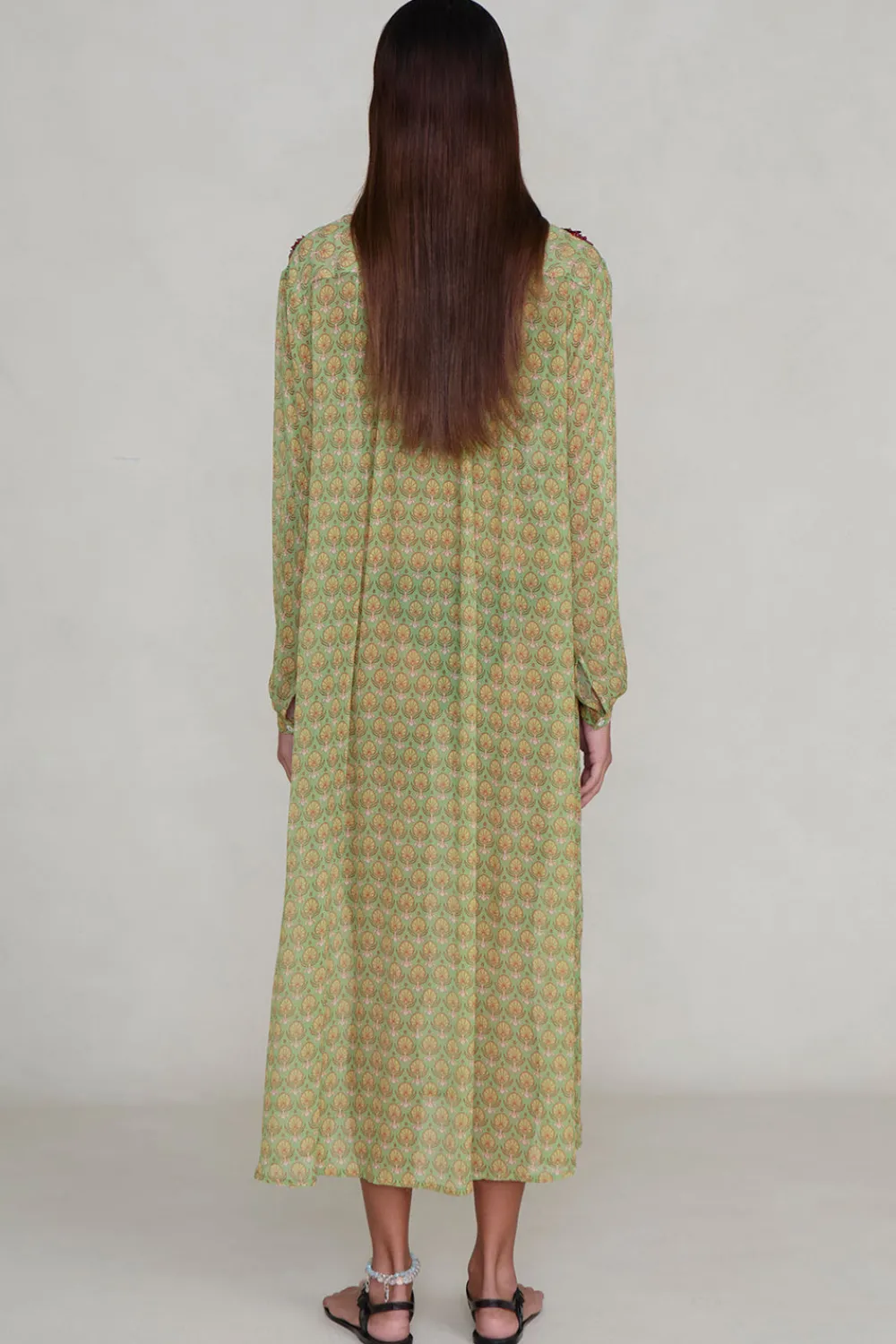 Chan Luu Drip Drip Tunic Green