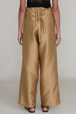 Chan Luu Dupioni traight eg Pant Cae