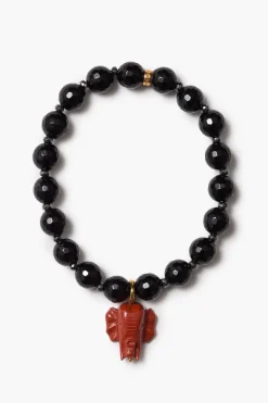 Chan Luu Elephant Bracelet Onyx