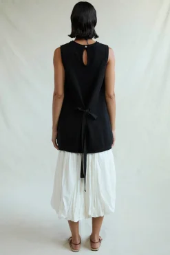 Chan Luu Exaggerated Knit Tank Back