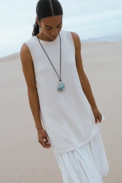 Chan Luu Exaggerated Knit Tank Egghe