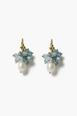 Chan Luu Firework Earrings Aquamarine