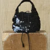 Chan Luu Fishscale Sequin Bag Black