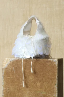 Chan Luu Fishscale Sequin Bag Clear