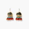 Chan Luu Flamenco Earrings Labradorite