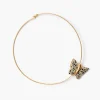 Chan Luu Floating Butterfly Collar Necklace Jasper