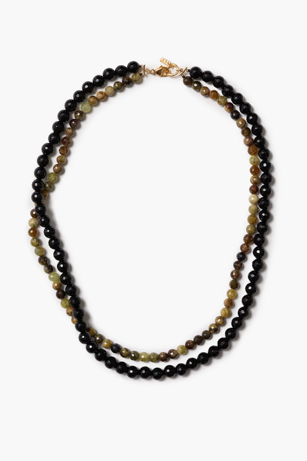 Chan Luu Gaia Duo Necklace Onyx