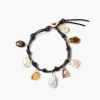 Chan Luu Gemma Charm Bracelet Black