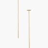 Chan Luu Gold Bar Chain Thread Earrings
