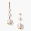 Chan Luu Gold Dipped Pearl Cascade Earrings
